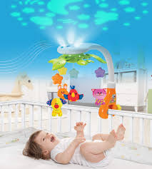 Amazon Com Kiddolab Baby Crib Mobile With Lights And Relaxing Music Includes Ceiling Light Projector With S Musical Crib Mobile Best Baby Mobile Nursery Toys