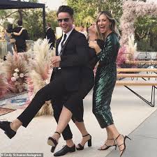 Guests eat, drank and danced. Mandy Moore Shares New Snaps From Backyard Wedding As She Walks Down Aisle In Ruffled Pink Gown Daily Mail Online