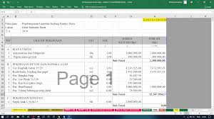 Kumpulan contoh file rencana anggaran biaya rab format xls dll. Download Rab Bangunan Kantor Desa Format Excel Asdar Id