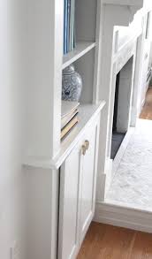 As much as i miss the green. Updating Adding Cabinet Doors To Built In Bookcases Built In Bookcase Bookcase Bookcase Diy