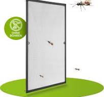 Katzen Fensterschutz Fliegengitter Fenster 6er Set - Selbstklebende  Moskitonetze 130x150cm - Insektenschutz Für Fenster Fliegennetz Schwarz