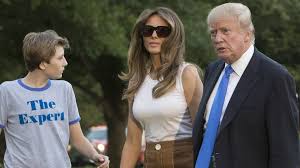 The family of donald trump, the owner of the trump organization and 45th president of the united states, is a prominent american family active in real estate, entertainment, business, and politics. Melania Trump And Son Barron Move Into The White House Bbc News