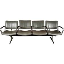 Set Of Four Retro Style Airport Waiting Area Chairs 2 500 Liked On Polyv Accent Chairs For Living Room Cheap Dining Room Chairs Adirondack Chairs For Sale