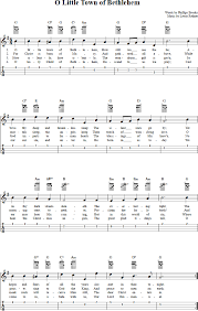 O Little Town Of Bethlehem Ukulele Sheet Music Ukulele Music Ukulele Tabs Songs Ukulele Chords