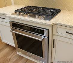 wall #oven built into base cabinet with