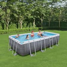 Piscine Power Steel Tubulaire Rectangulaire 549x274cm Bestway
