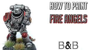 How to paint Fire Angels - YouTube