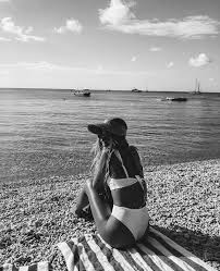 Black And White Beach Photoshoot Tamirarani Black And White Beach Beach Photos Black And White