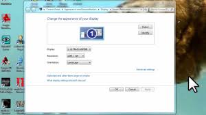 Windows 7 Adjust Screen Resolution Refresh Rate And Icon Size Remove Flicker Tutorial