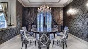 Perhaps that's a romantic and traditional country style wallpaper or a. 15 Dining Rooms With Damask Wall Patterns Home Design Lover