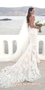Wedding Dresses Tumblr Mermaid Wedding Dresses With Straps Low Back Floral Blush With Train Steven K Wedding Dress Tumblr Wedding Dresses Wedding Dresses Lace