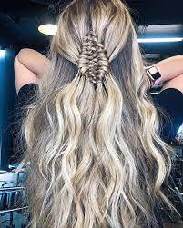 Ghd Australia And New Zealand On Instagram An Intricate Braid And Stunning Blonde Braided Ponytail Hairstyles Prom Hairstyles For Long Hair Simple Prom Hair