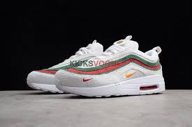 Nike Air Max 97 Black And Blue Mens Custom Gucci X Nike Air Max 1 97 Hybrid White Red Green Blue Air Max Nike Air Max Nike Air Max 97