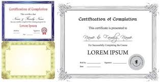 Using one of our free certificate templates, our free certificate generator will create your certificate instantly for you to download and print on your own printer. Certificate Free Vector Download 958 Free Vector For Commercial Use Format Ai Eps Cdr Svg Vector Illustration Graphic Art Design