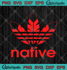 Including transparent png clip art, cartoon, icon, logo, silhouette, watercolors, outlines, etc. Native American Adidas Logo Svg Png Eps Dxf Adidas Native Cricut File Silhouette Art Designs Digital Download