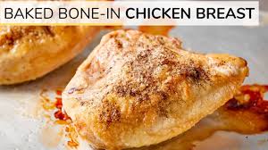 Flip over with skin down for 4 minutes. Baked Bone In Chicken Breast Clean Delicious