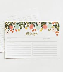 Have Some Similar Ones Need These Too Recipe Cards Printable Recipe Cards Floral Stationery