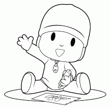 Pocoyo Free Kids Coloring Pages Coloring Pages For Kids Coloring Pages