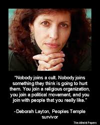 Small gospel churches and cults, murderous cults