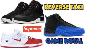 Air Jordan 12 Reverse Taxi First Look Jordan 13 Cny Supreme Nike Sb Du Air Jordans Jordan 13 Nike Sb Dunks