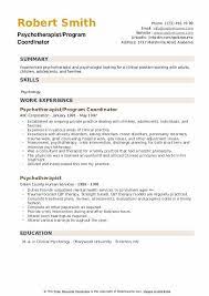 Cbt file format is compatible with software that can be installed on mac os, windows system platform. Psychotherapist Resume Samples Qwikresume