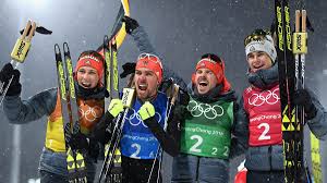 Die kombination aus langlauf und skisprung wird in den disziplinen . Ganz Stark Gelaufen Gold Fur Die Deutsche Kombinierer Staffel Sportbuzzer De