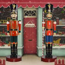 These christmas large outdoor nutcracker decorations are available in 3 sizes four feet, five feet, and 6 feet we hope you appreciated this page about the great nutcracker exterior decor and be sure to check out all of. Toy Soldier Pair Christmas Soldiers Christmas Toy Soldiers Christmas Toy Decorations