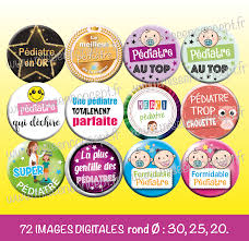 72 Images Digitales Pediatre Rond Images Cabochons Metier Bebe Medical Enfant Docteur Bijoux Badge A Imprimer Pour Pediatrie Metier Images