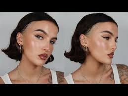 glowy skin + cat eyes