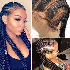 Excited To Share The Latest Addition To My Etsy Shop Full Lace Wig Braided Cornr Feed In Braids Hairstyles Braided Hairstyles For Teens Braids For Black Hair