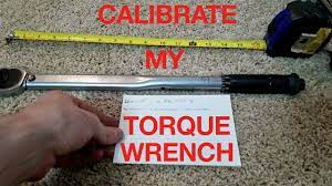 Fish scale method of calibration. Calibrate Torque Wrench Without Any Special Tools Youtube
