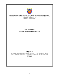 Kertas Kerja Buffet