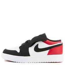 Ps Air Jordan 1 Low Alt White Black Gym Red