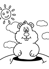 Will phil see his shadow? Groundhog Day Coloring Pages For Kids 2 February Printable Free Coloring Pages Coloring Pages For Kids Groundhog Day