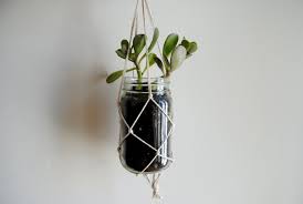 A hanging planter will work well made from most old plastic. Diy Learn How To Make A Knotted String Hanging Planter From Recycled Materials