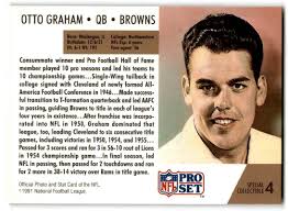 1991 Pro Set Otto Graham #4