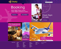 Thai Airway On Behance Thai Airways Thai Info