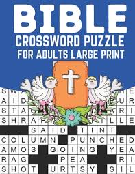 Free printable bible crossword puzzles for adults. Bible Crossword Puzzle For Adults Large Print Large Print Paperback The Elliott Bay Book Company