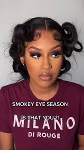 Smokey Eye Makeup for Black Women: Client Transformation