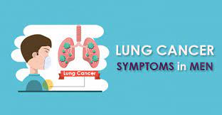 Lung cancer symptoms the early symptoms of lung cancer may be a slight cough or shortness of breath, depending on which part of the lung is affected. Symptoms Of Lung Cancer In Men And Risk Factors