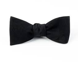 Grosgrain Solid Black Bow Tie Black Bow Tie Silk Bow Ties Grosgrain