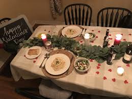 Why venture out this valentine's day when you can plan the perfect date night at home? Romantic Date Night In Romantic Dinner Tables Anniversary Dinner Ideas At Home Date Night Decor