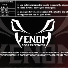 Venom Strapped Elbow Sleeve Venom Sports Fitness