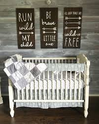 Of course, when it comes to decorating your baby room, the first element you should pay attention to is safety. Woodland Theme Nursery Gender Neutral Grey And White Rustic Baby Shuck Nursery Rustic Baby Nurseries Woodland Nursery Theme Baby Room Themes