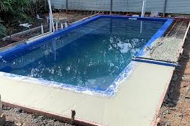 Again, with a one piece fiberglas shell the installation time is quick (we used to install, start to finish, in ten days max) but you're limited to sizes and shapes offered and can't do custom vessel shapes. How Long Does It Take To Install A Fibreglass Pool