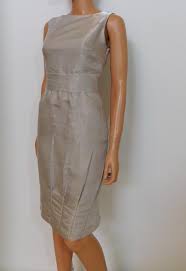 Antonio Melani Silver New Sleeveless Sheath Short Cocktail Dress Size 4 S 75 Off Retail