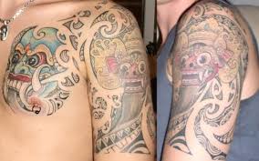 Maybe you would like to learn more about one of these? A Barong Rangda Tattoo Done In Bali Tattoos Tattoo Designs Barong