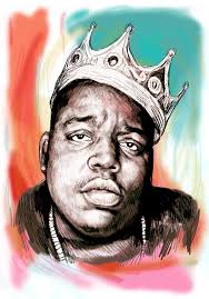Notorious big by youbesonicimtails on deviantart. Biggie Smalls Colour Drawing Art Poster Painting By Kim Wang
