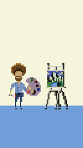 Bob Ross Re Did The One Posted A Few Days Ago Without The Gradient 1440 2557 Bob Ross Ross Bob