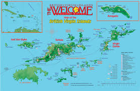 Map Of The British Virgin Islands Sailing Adventures